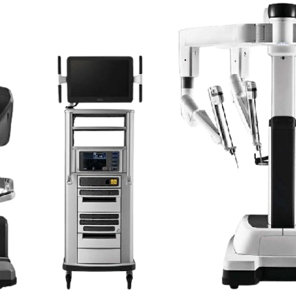 The-da-Vinci-Surgical-System with white bacjground